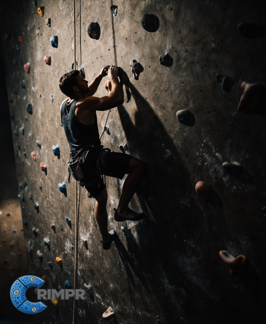 Indoor climbing atmosphere