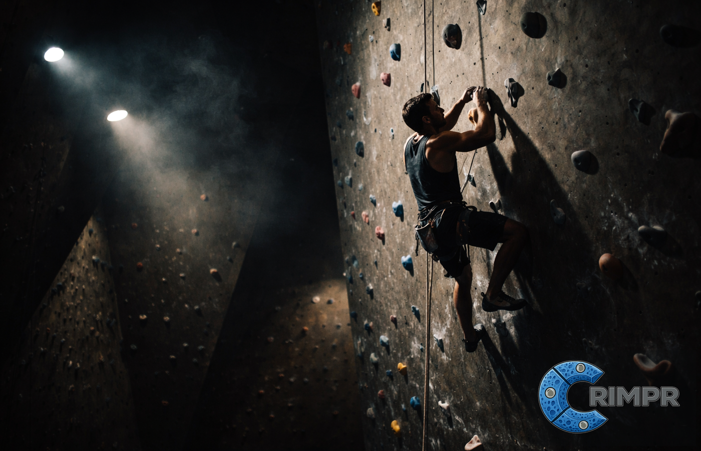 Indoor climbing atmosphere